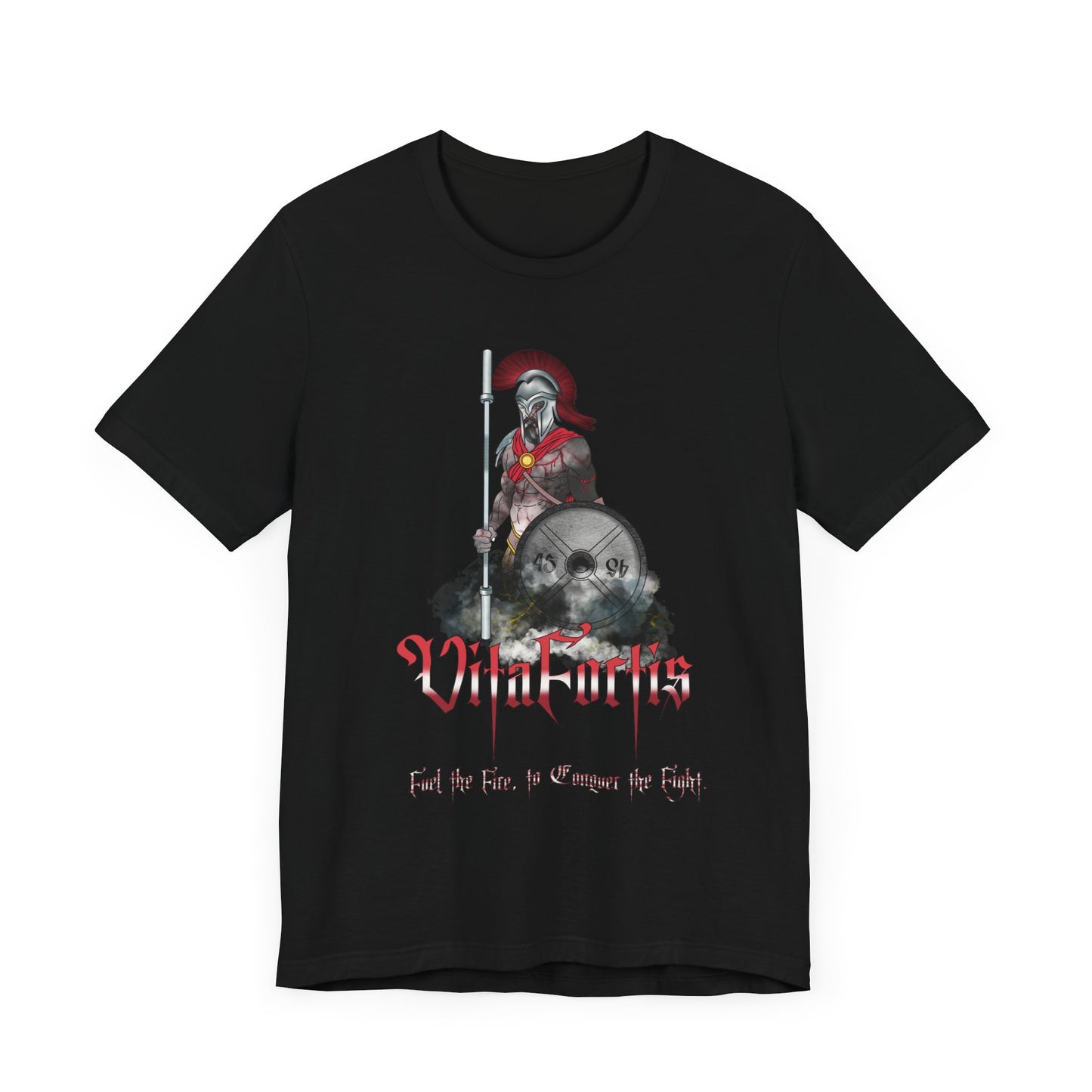 VitaFortis Classic Logo T-Shirt – Fuel the Fire, To Conquer the Fight