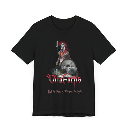 VitaFortis Classic Logo T-Shirt – Fuel the Fire, To Conquer the Fight