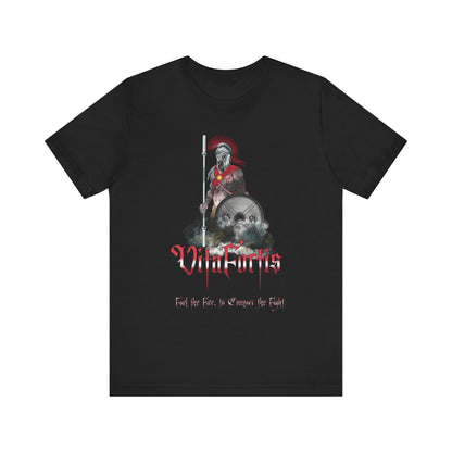VitaFortis Classic Logo T-Shirt – Fuel the Fire, To Conquer the Fight
