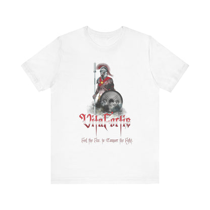 VitaFortis Classic Logo T-Shirt – Fuel the Fire, To Conquer the Fight