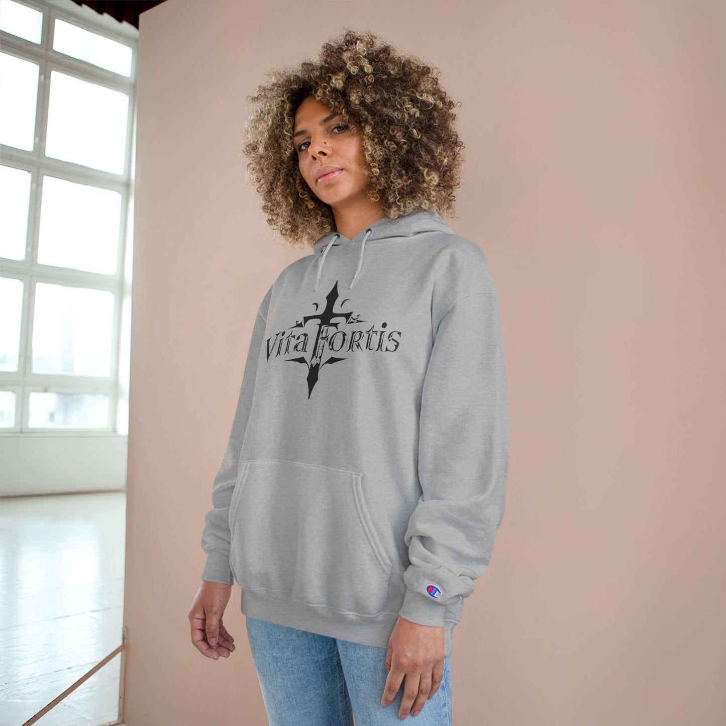 VitaFortis Signature Hoodie – Classic Logo, Clean Fit, All-Day Comfort | Unisex Pullover