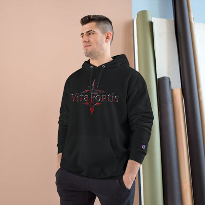 VitaFortis Signature Hoodie – Classic Logo, Clean Fit, All-Day Comfort | Unisex Pullover